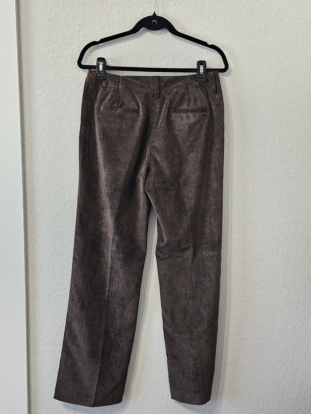 Dressbarn Corduroy Women's Brown Straight Leg Pants Size 8